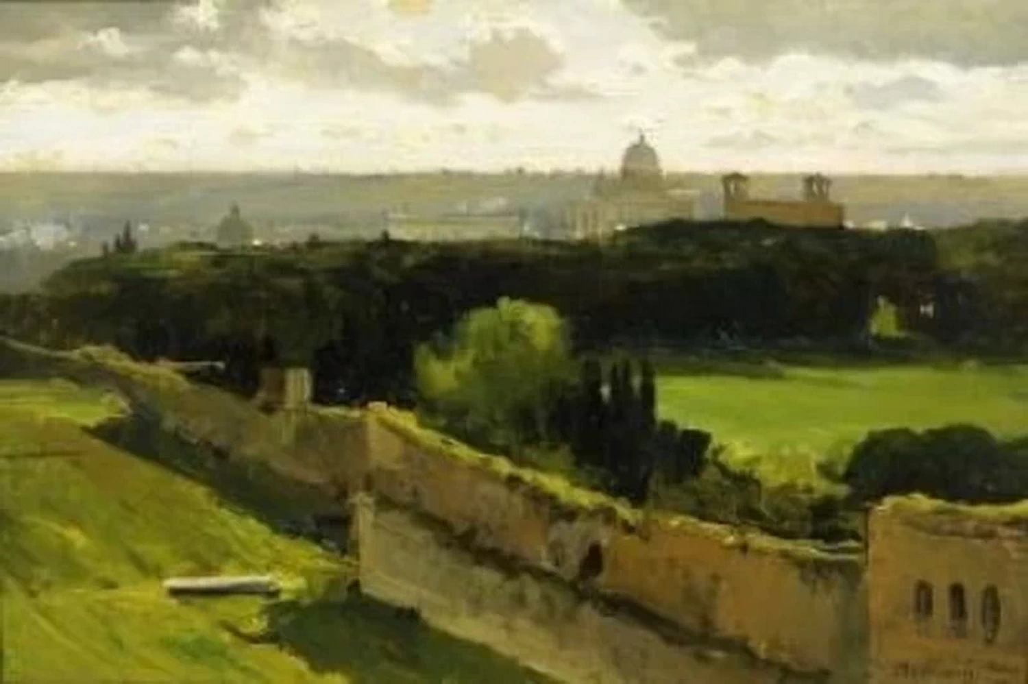 Roma da Porta Pinciana - Galleria Civica d’Arte Moderna e Contemporanea, Torino